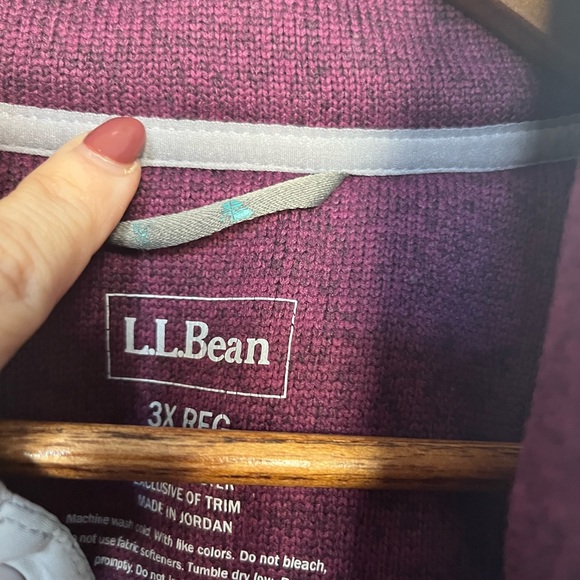 Women’s LLBean Snap Fleece Pullover | 3X - Picture 5 of 15